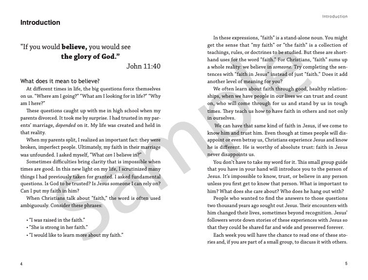 Believe: Meeting Jesus in the Scriptures