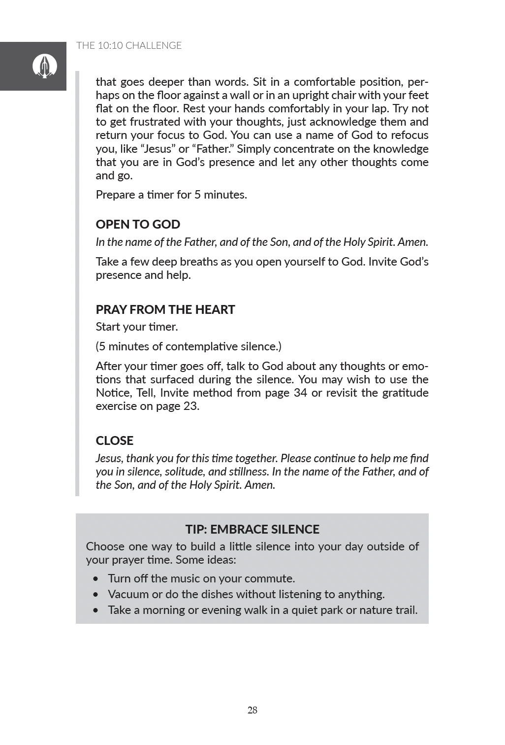 The 10:10 Challenge: 10 Weeks, 10 Ways to a Jesus-led Life