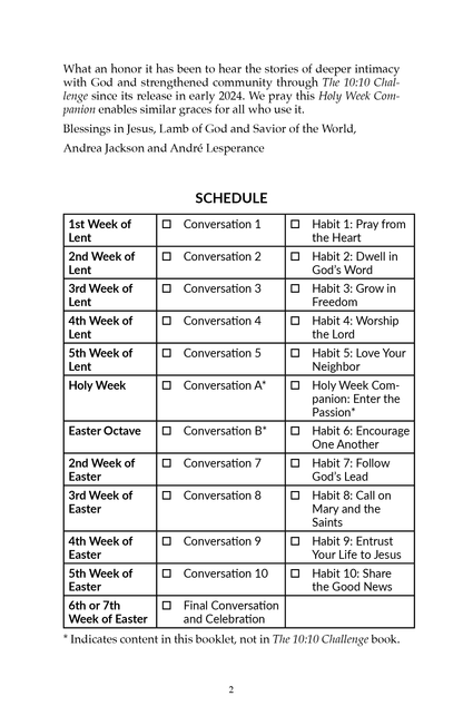 The 10:10 Challenge - Holy Week Companion